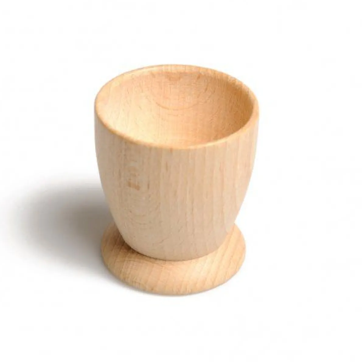 Eierdopje, beukenhout, recht