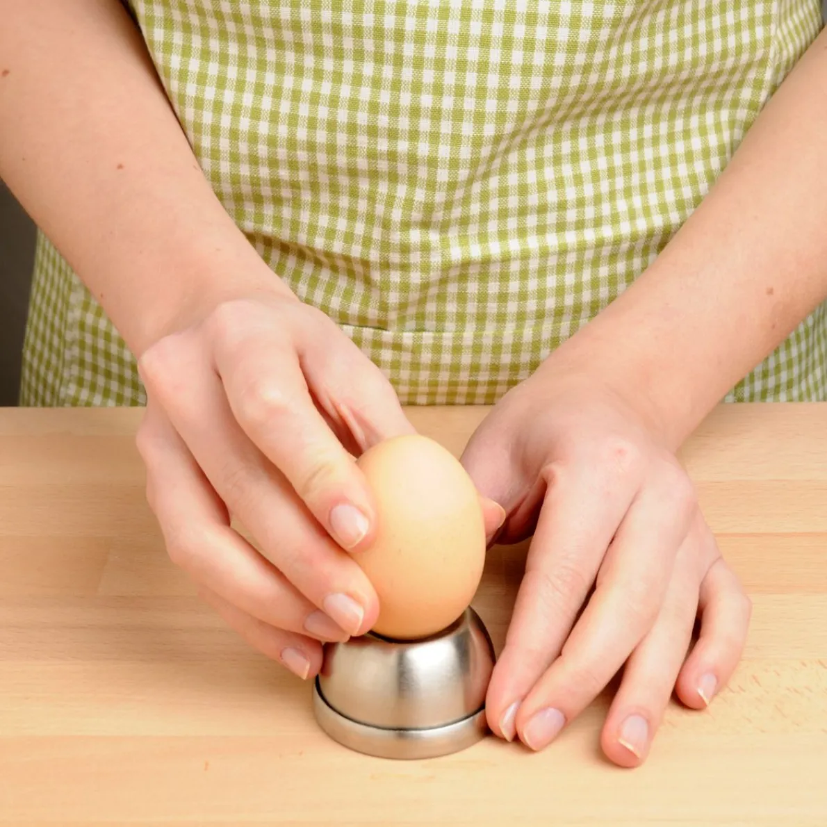 Eierprikker, roestvrij staal