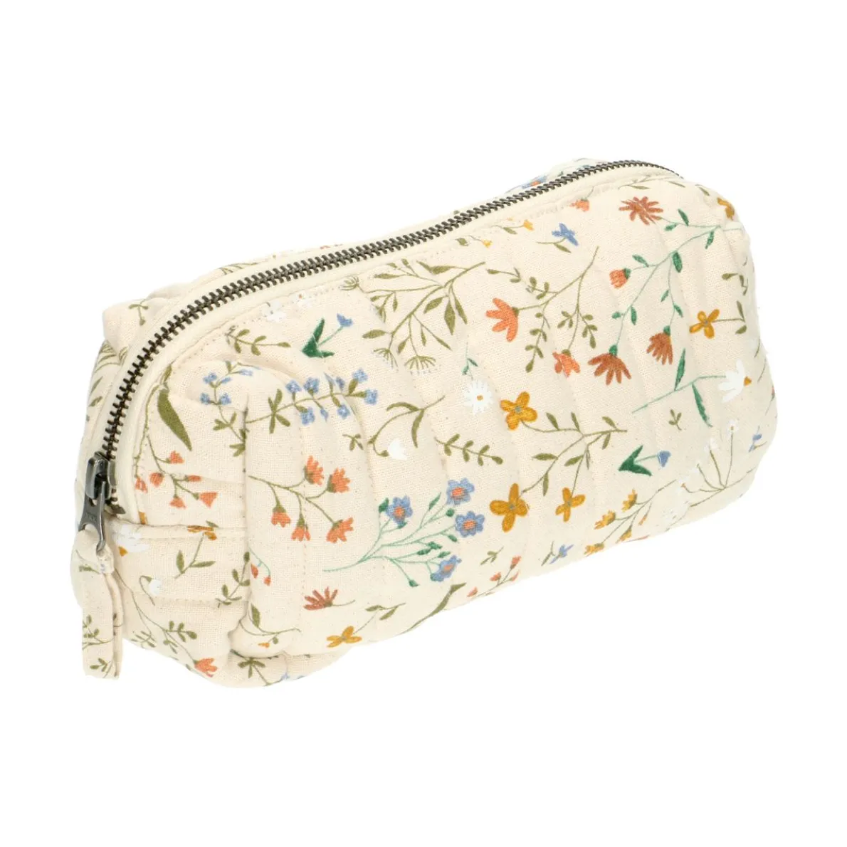 Etui, katoen, veldbloemen