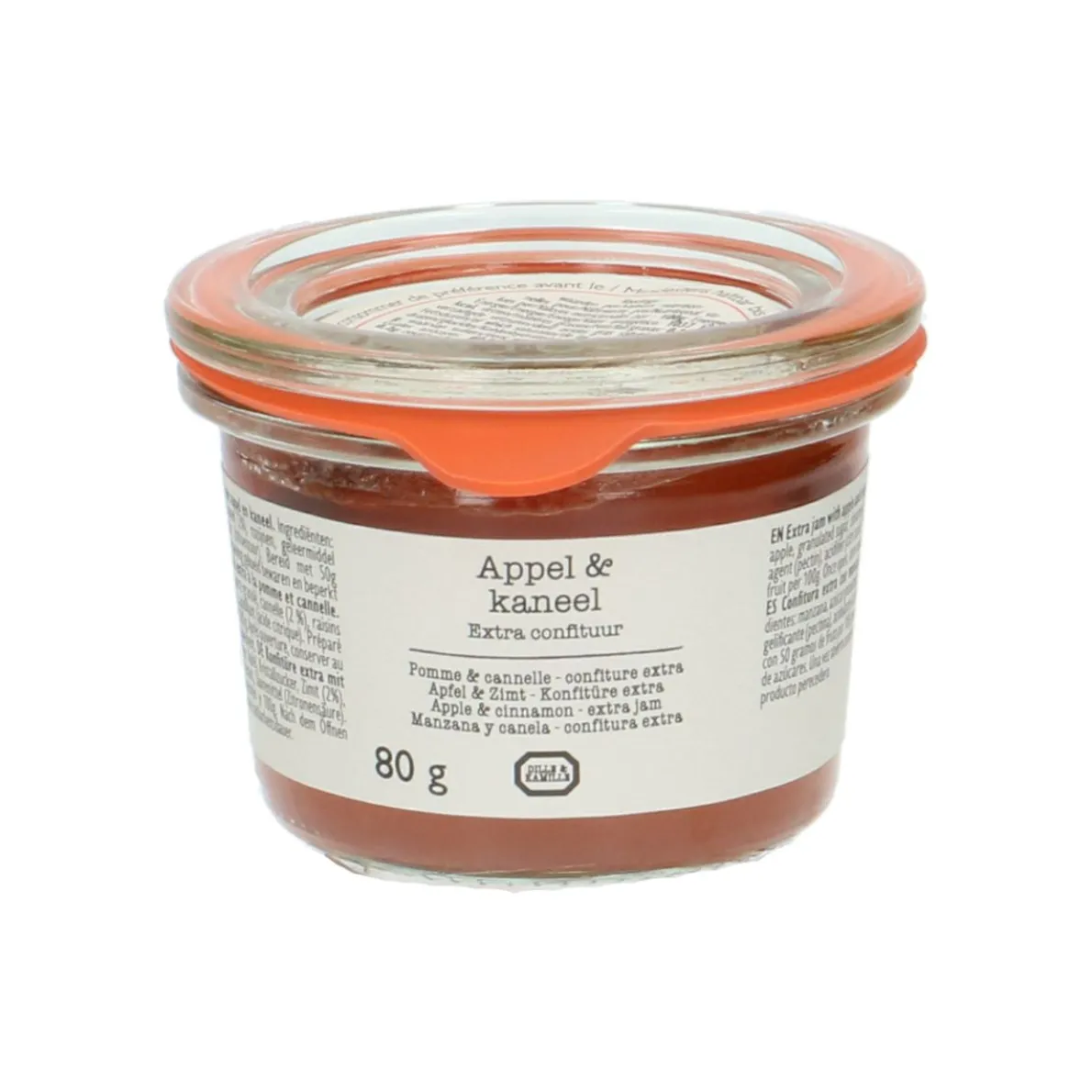 Extra-confituur, appel & kaneel, 80 gram