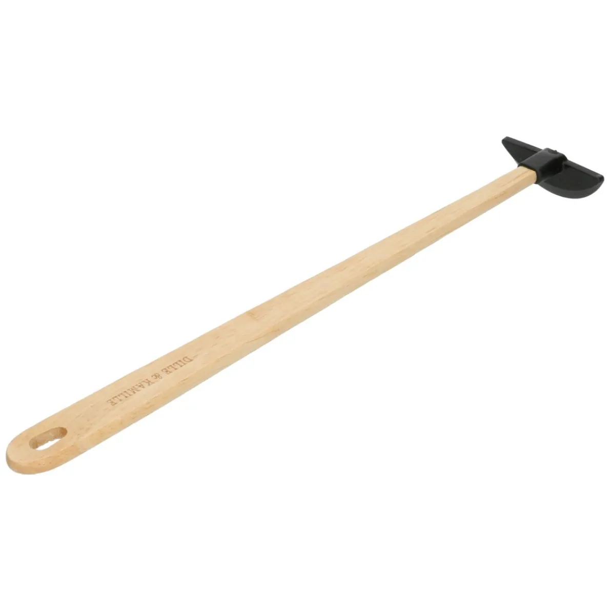 Flessenlikker, rubberhout, zwart siliconen