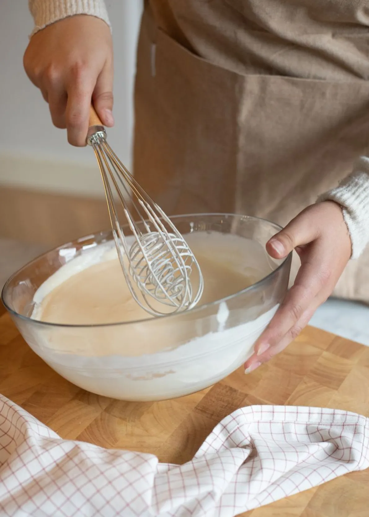 Garde met bal, rubberhouten en rvs