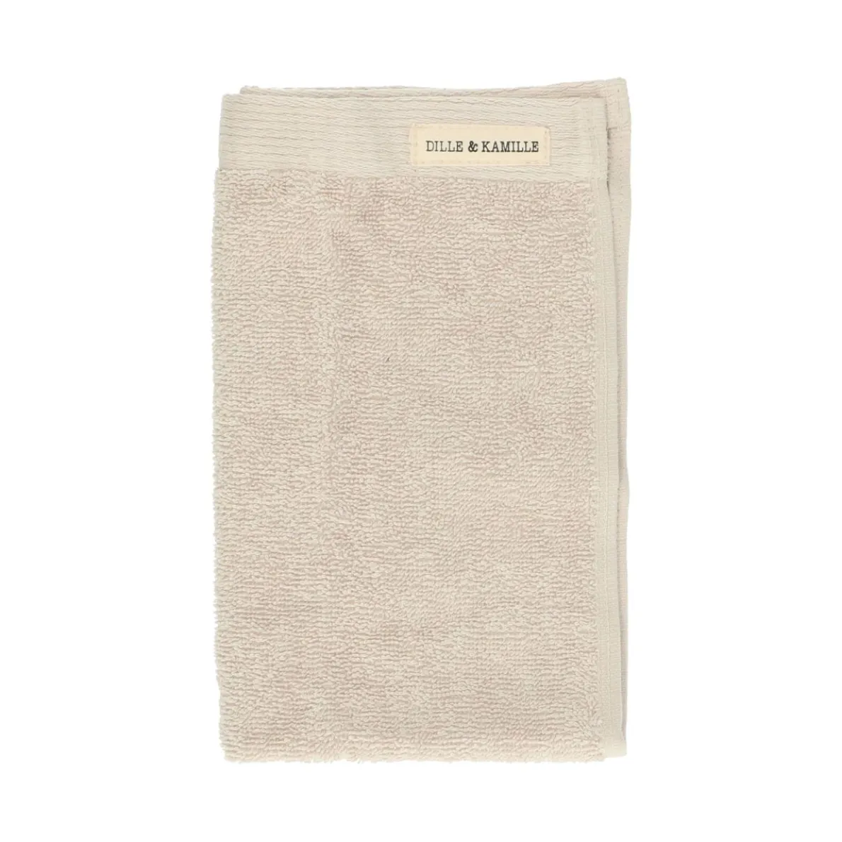 Gastendoek, Recycled katoen, Licht zand, 30 x 50 cm