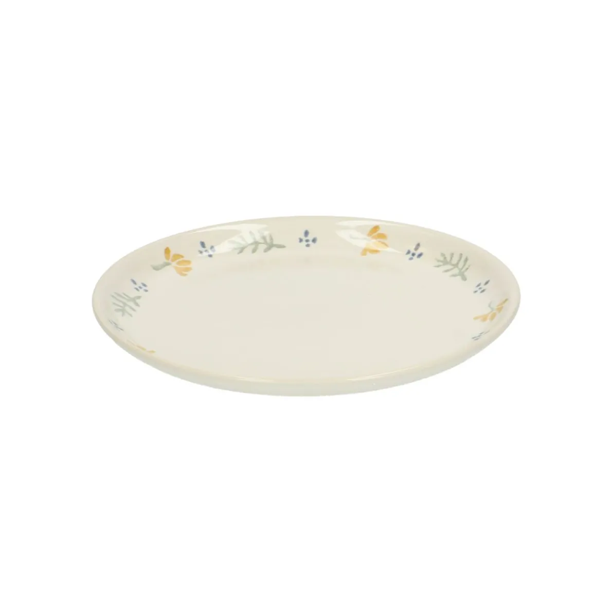 Gebaksbord, steengoed, strooitakje, Ø15 cm