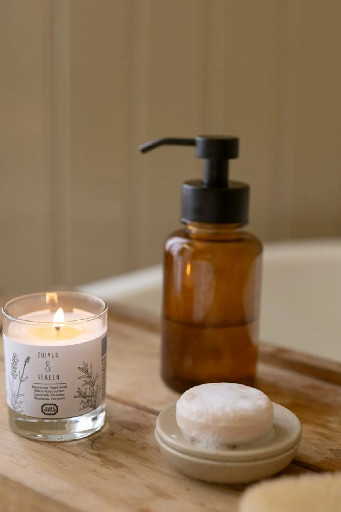 Geurkaars, zuiver & sereen, 175 ml