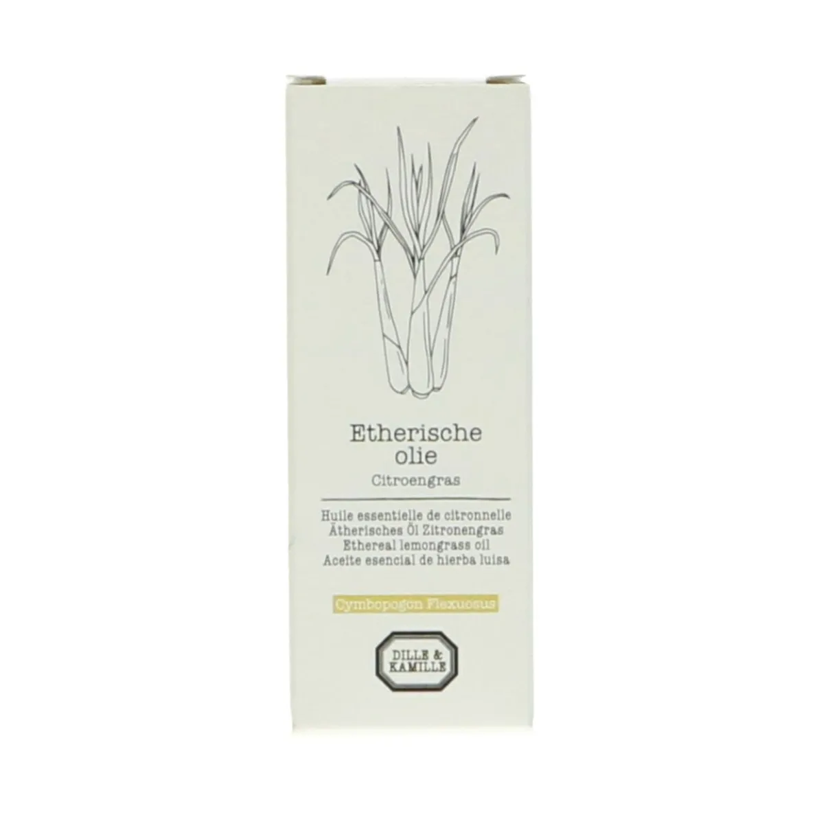 Geurolie, citroengras, biologisch, etherische olie, 10 ml