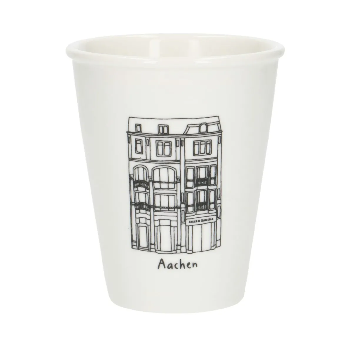 Gevel mok, Aken, porselein, 200 ml