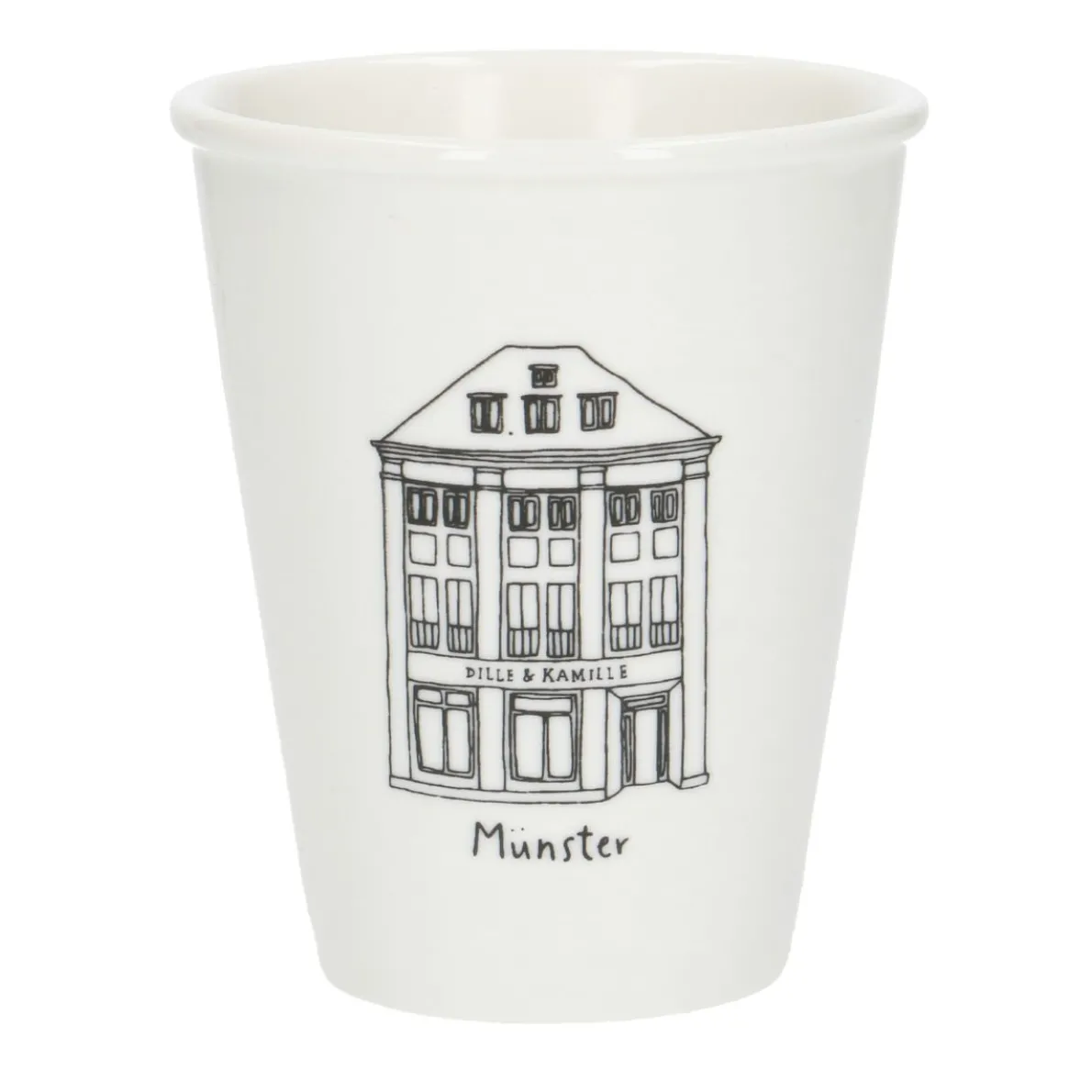 Gevel mok, Munster, porselein, 200 ml