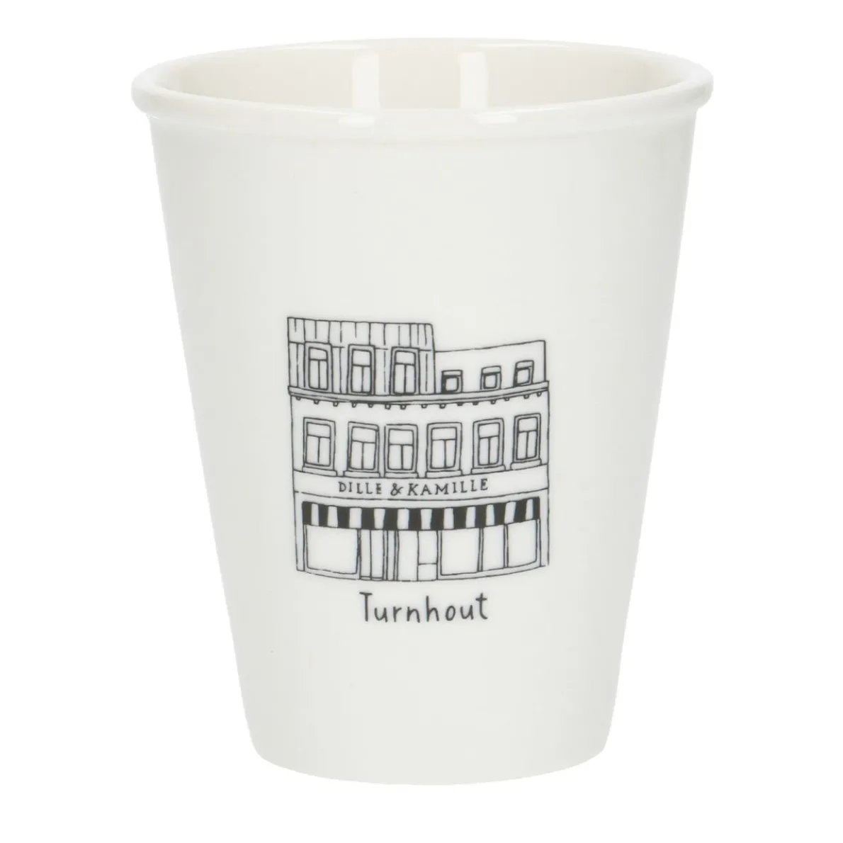 Gevel mok, Turnhout, porselein, 200 ml