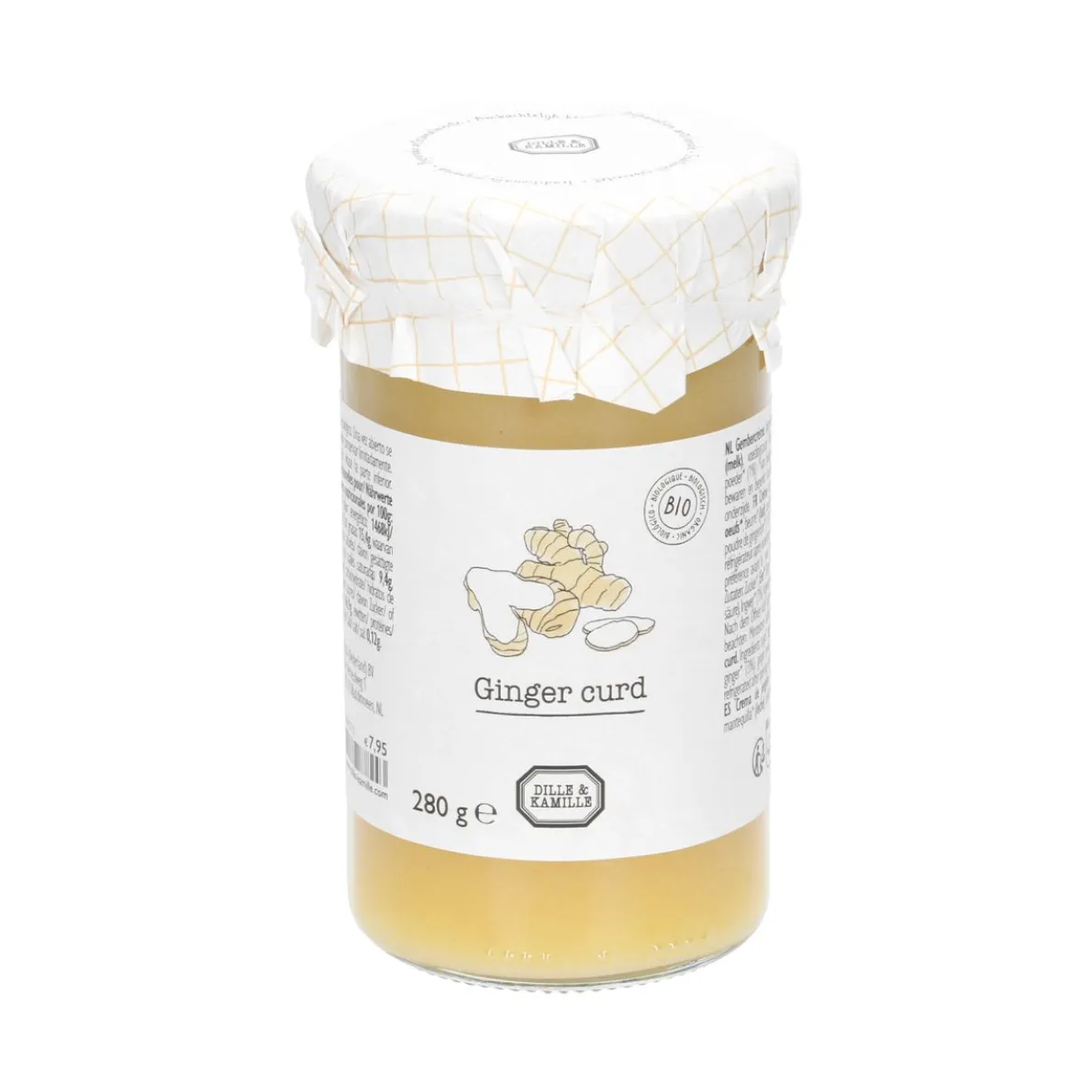 Ginger curd, biologisch, 280 gram