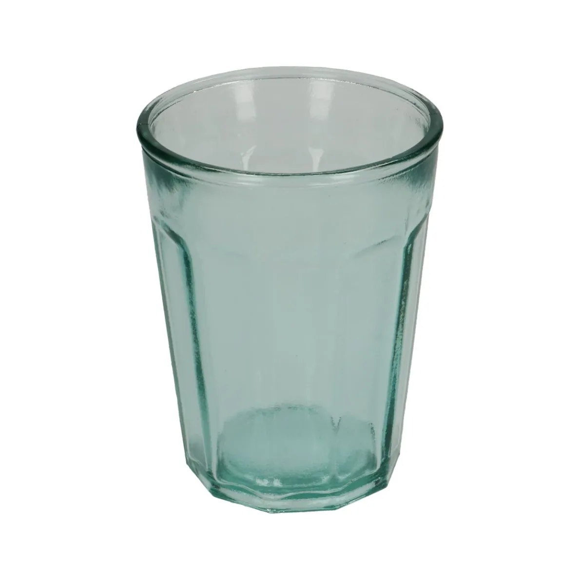 Glas met facetten, gerecycled glas, 400 ml