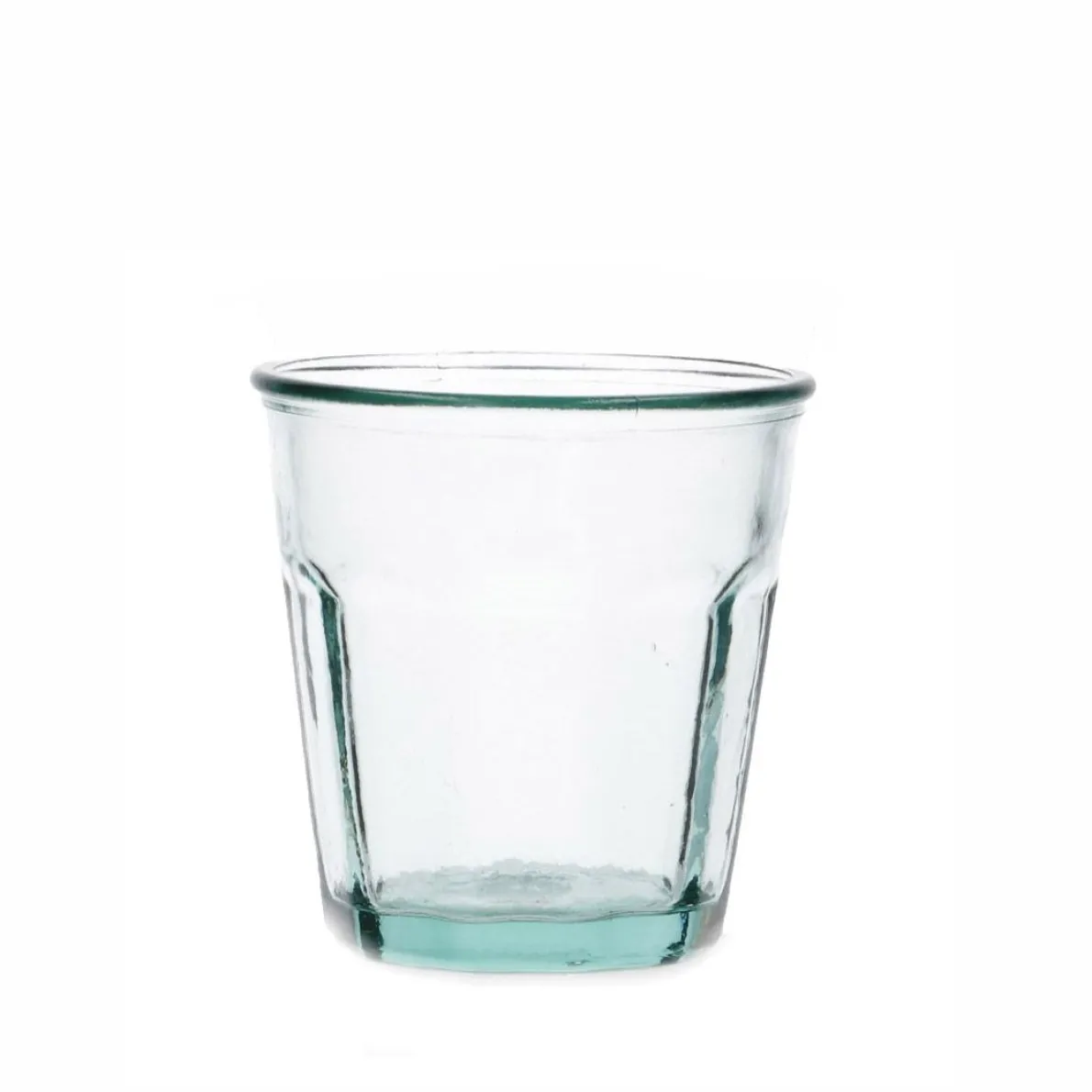 Glas met facetten, gerecycled glas, 250 ml