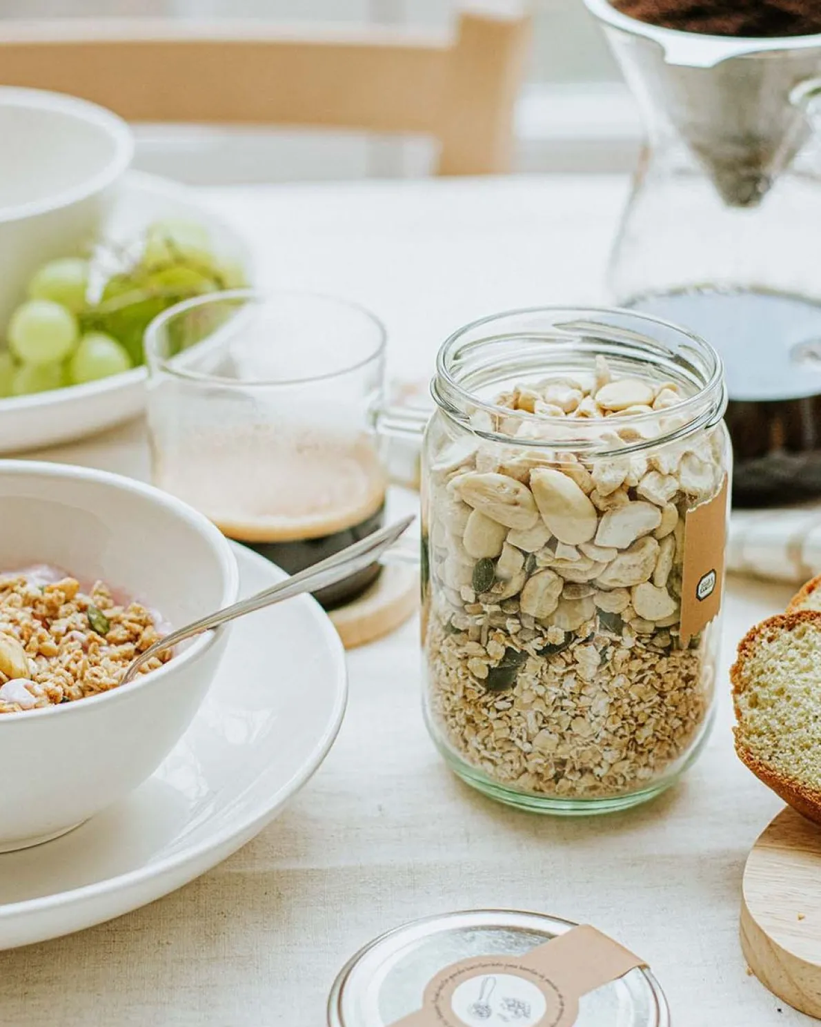 Glas met oor, hittebestendig, 190 ml