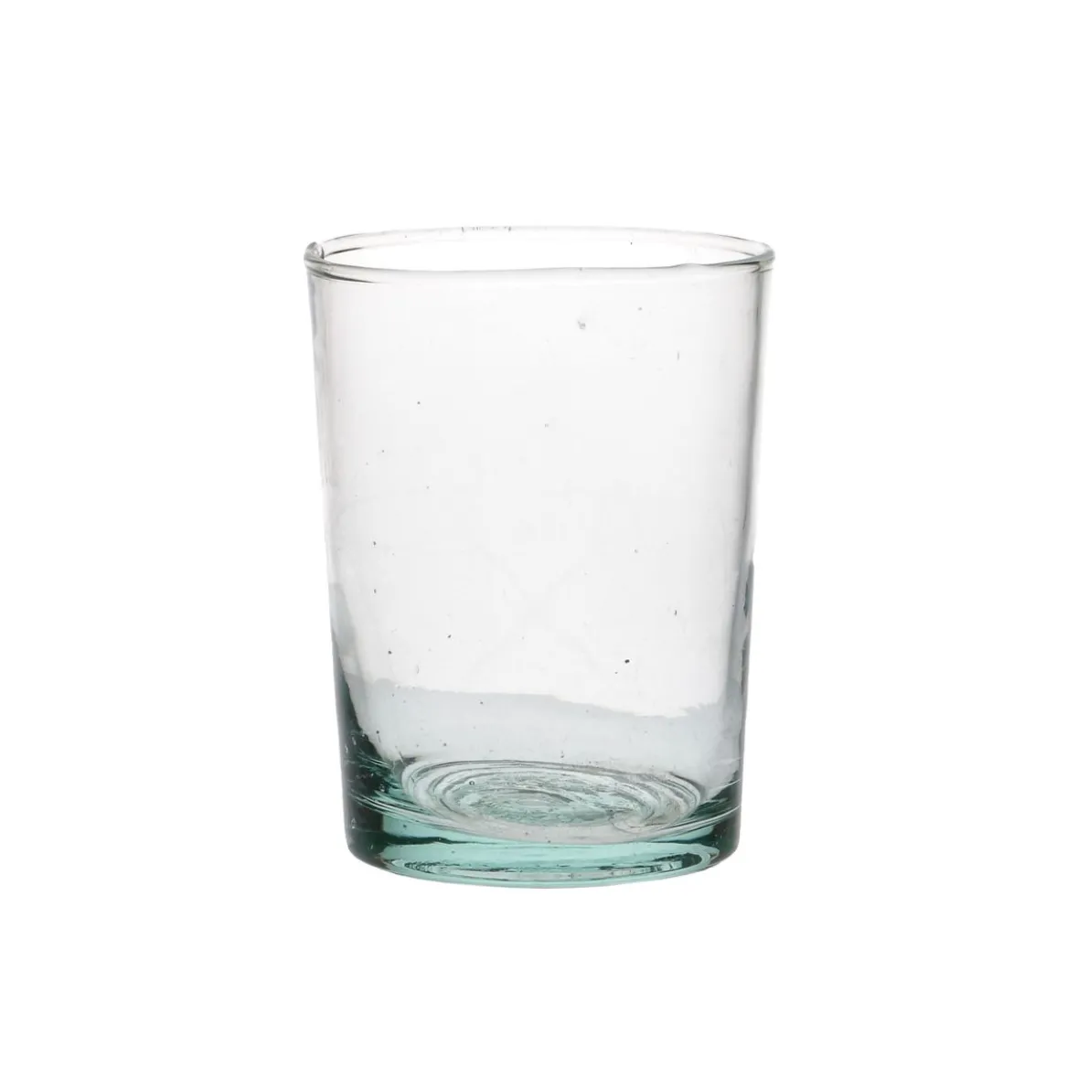 Glas, recht, gerecycled glas, handgeblazen, 230 ml