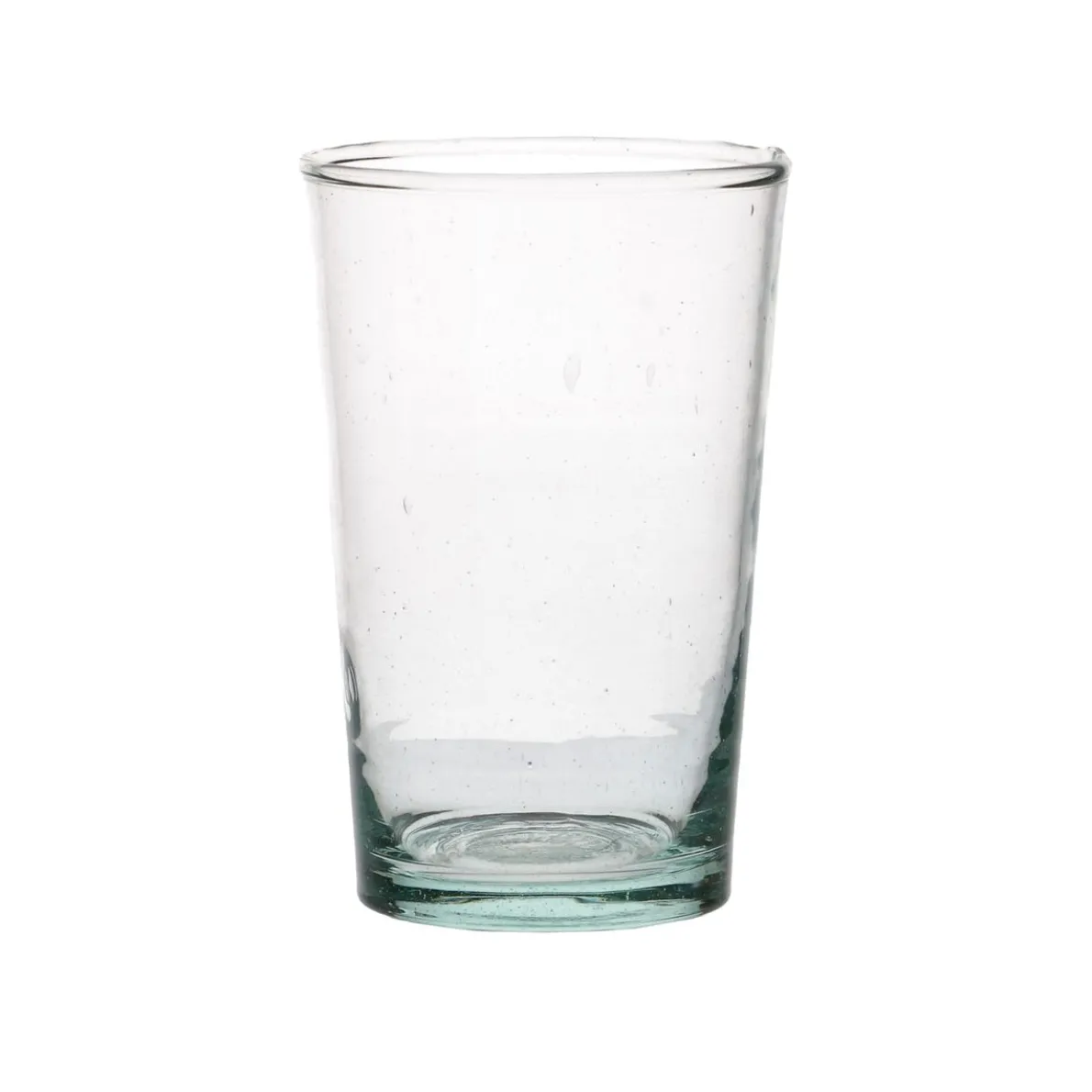 Glas, recht, gerecycled glas, handgeblazen, 280 ml