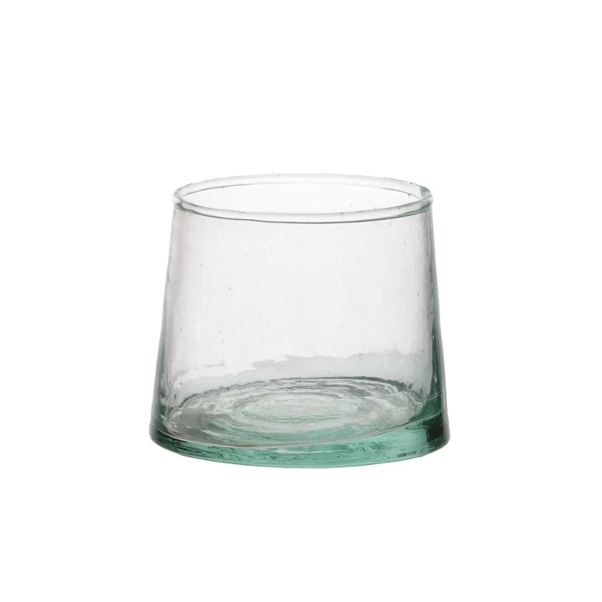 Glas, taps, gerecylced glas, handgeblazen, 180 ml