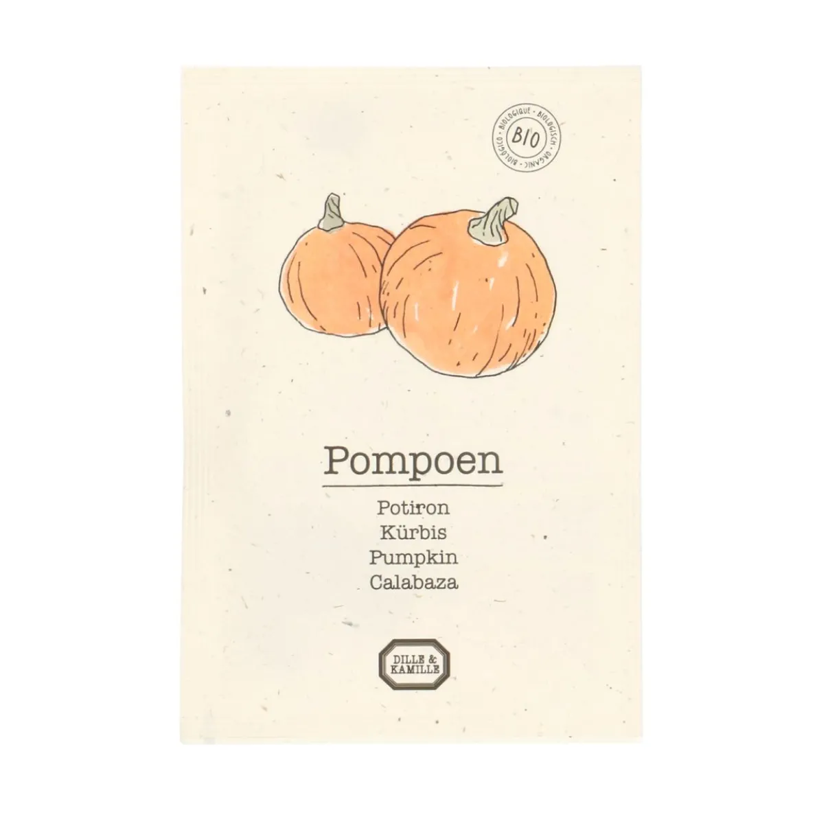 Groentezaden, biologisch, pompoen, 1.5 g