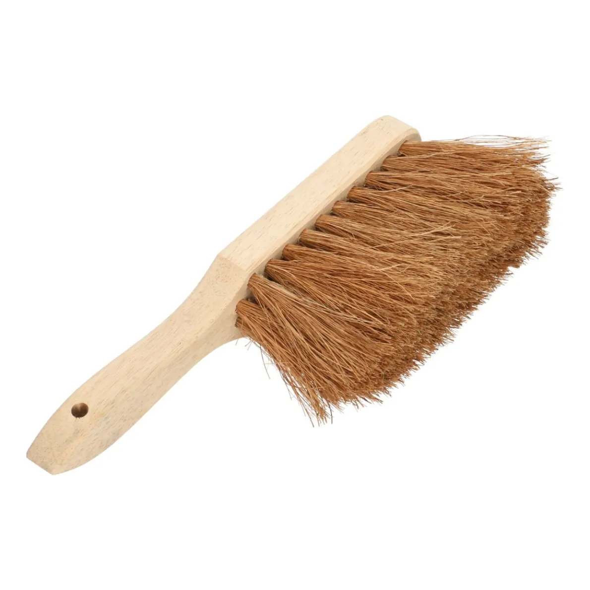 Handveger, rubberhout en kokosvezel