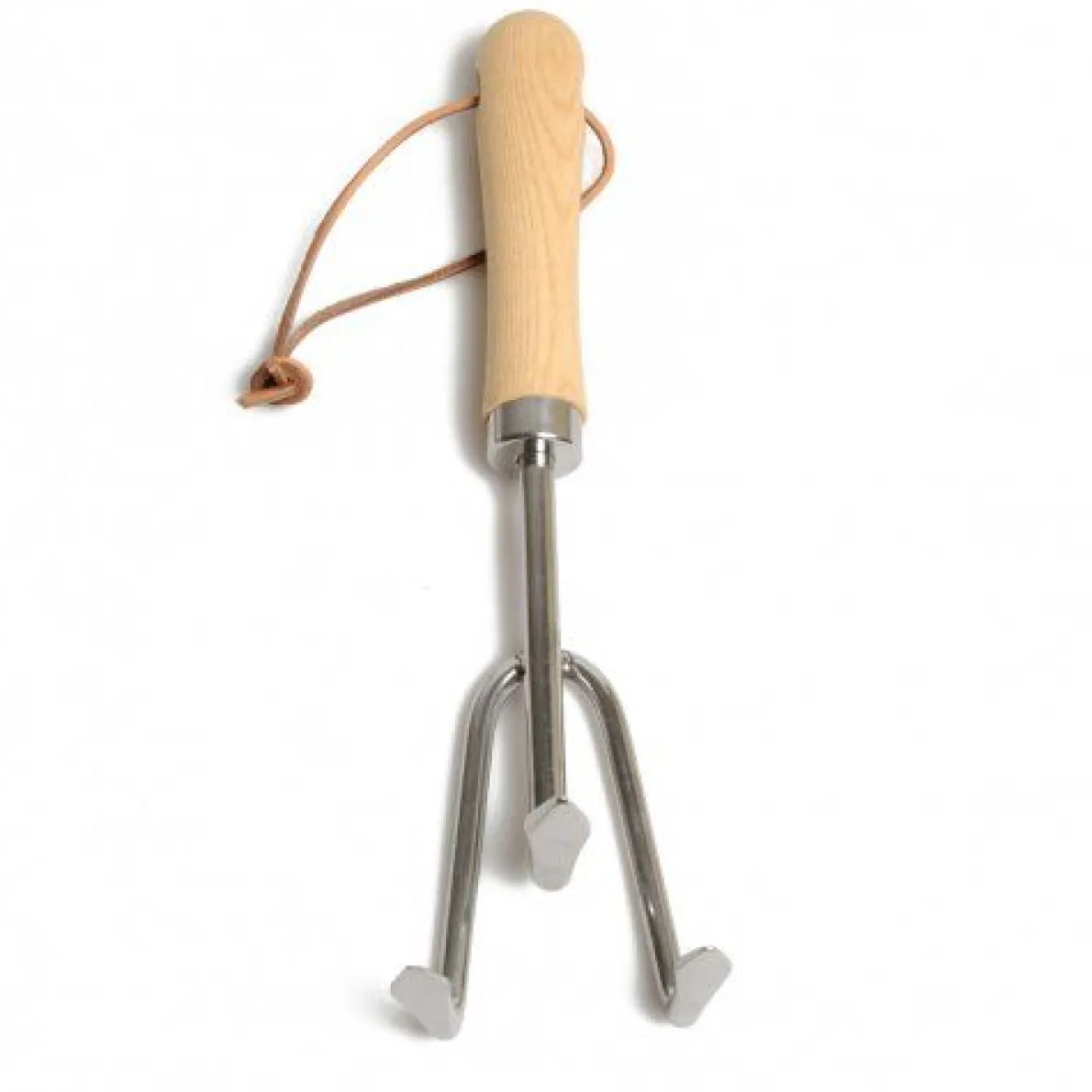 Harkje, roestvrij staal met essenhouten handvat