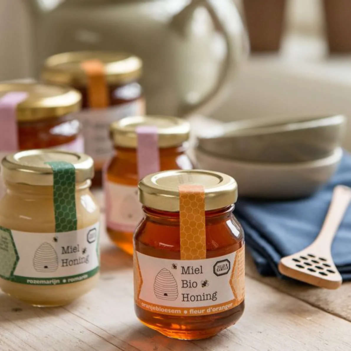 Honing, oranjebloesem, biologisch, 110 gram