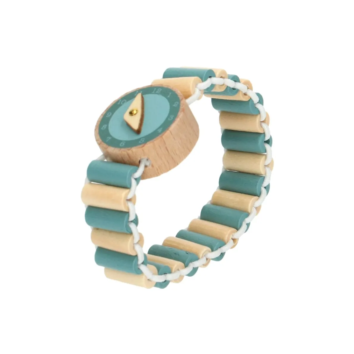 Horloge, hout, groen