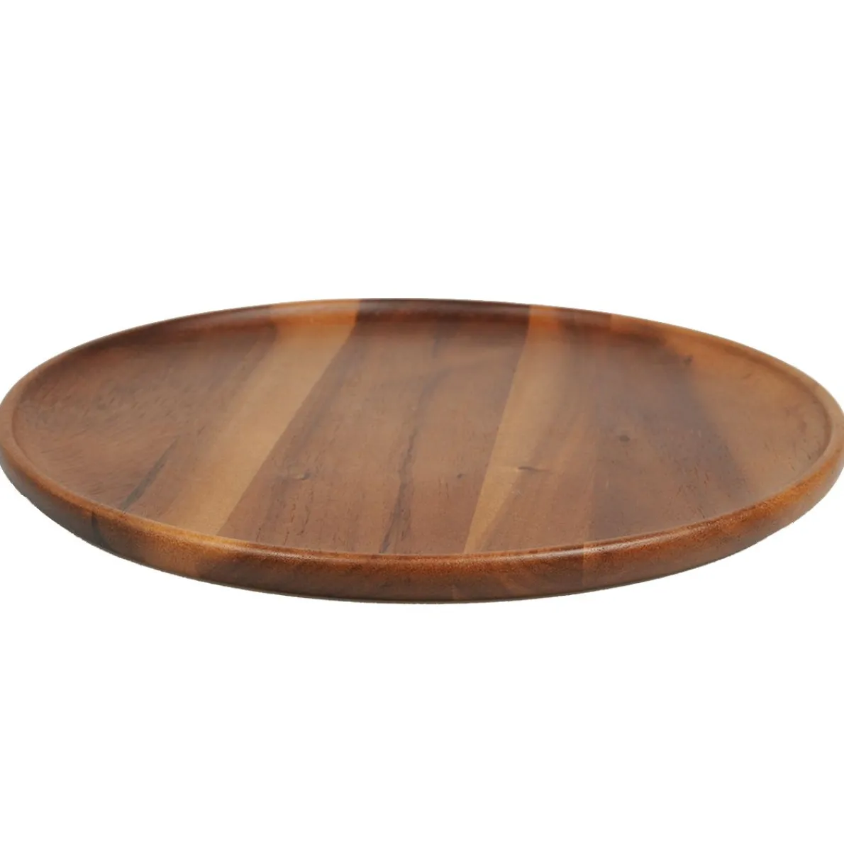 Houten bord, acacia, Ø 35 cm