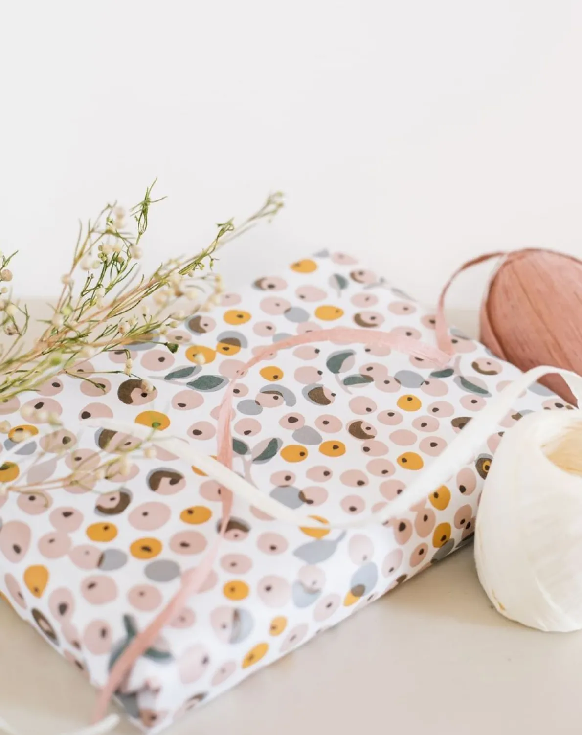 Inpakpapier, bessen 70 x 250 cm