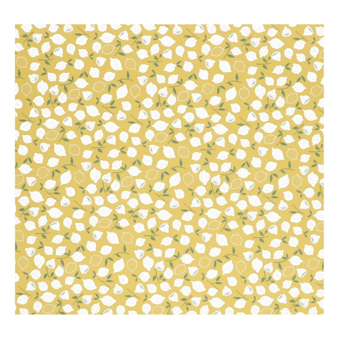 Inpakpapier, citroenen 70 x 250 cm