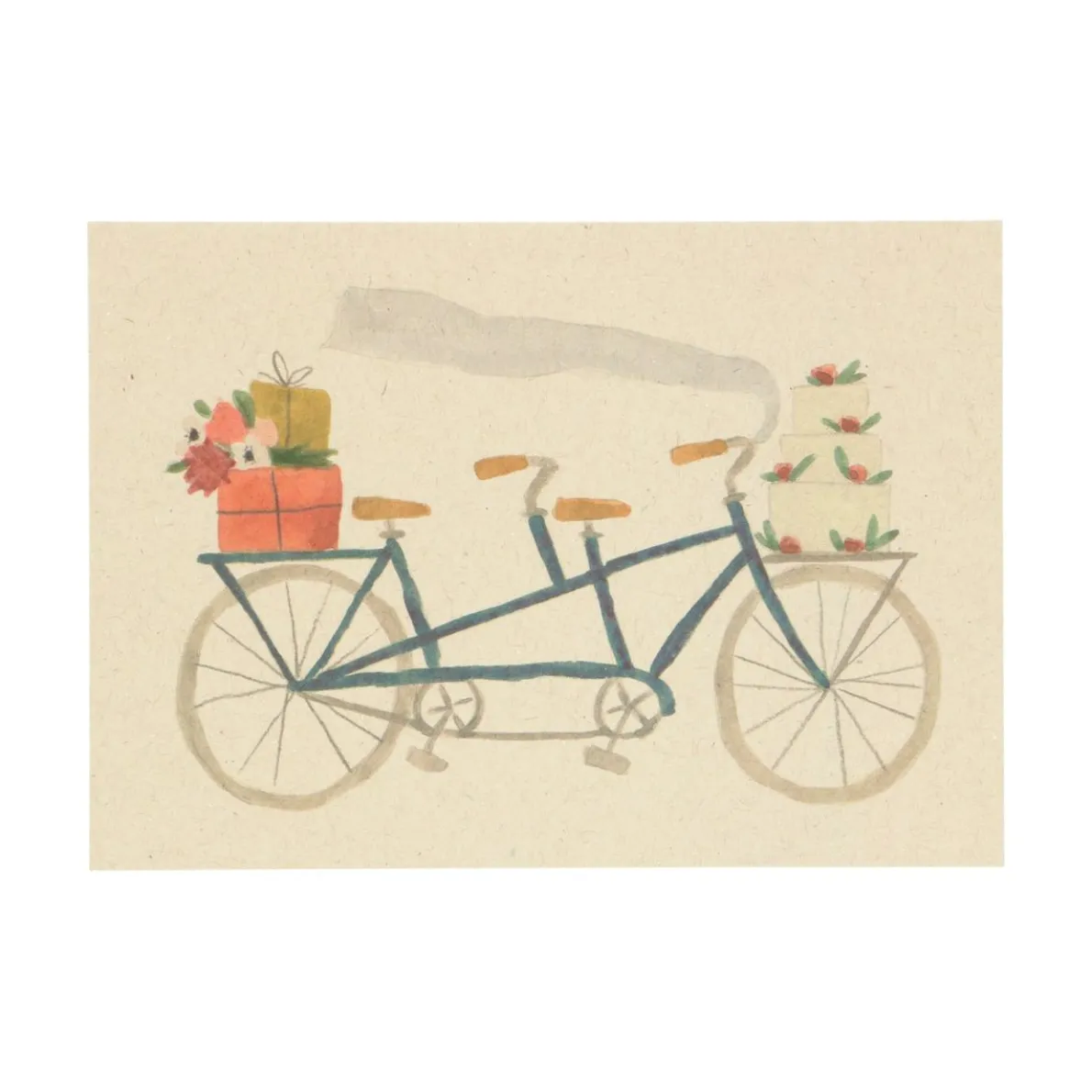 Kaart, tandem getrouwd