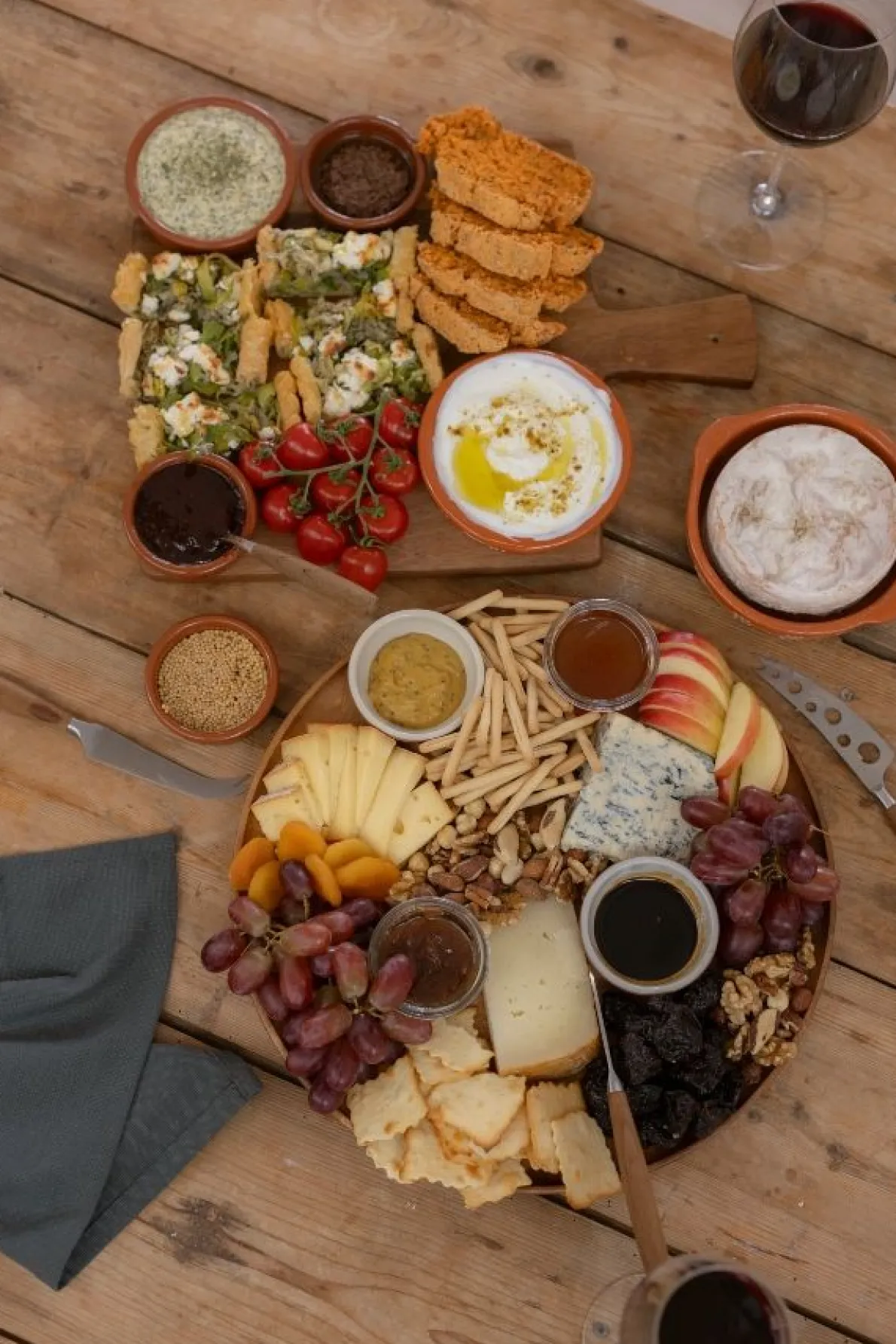 Kaasmesjes 'Gent', rvs en esdoornhout, set van 3