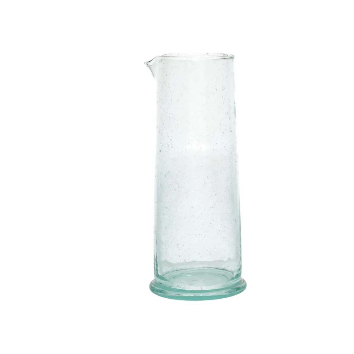 Karaf, gerecycled glas, handgeblazen, 1 l