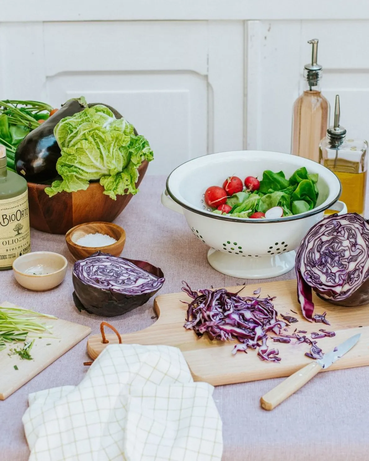 Kartelmesje, Nogent, beukenhouten handvat, 19 cm