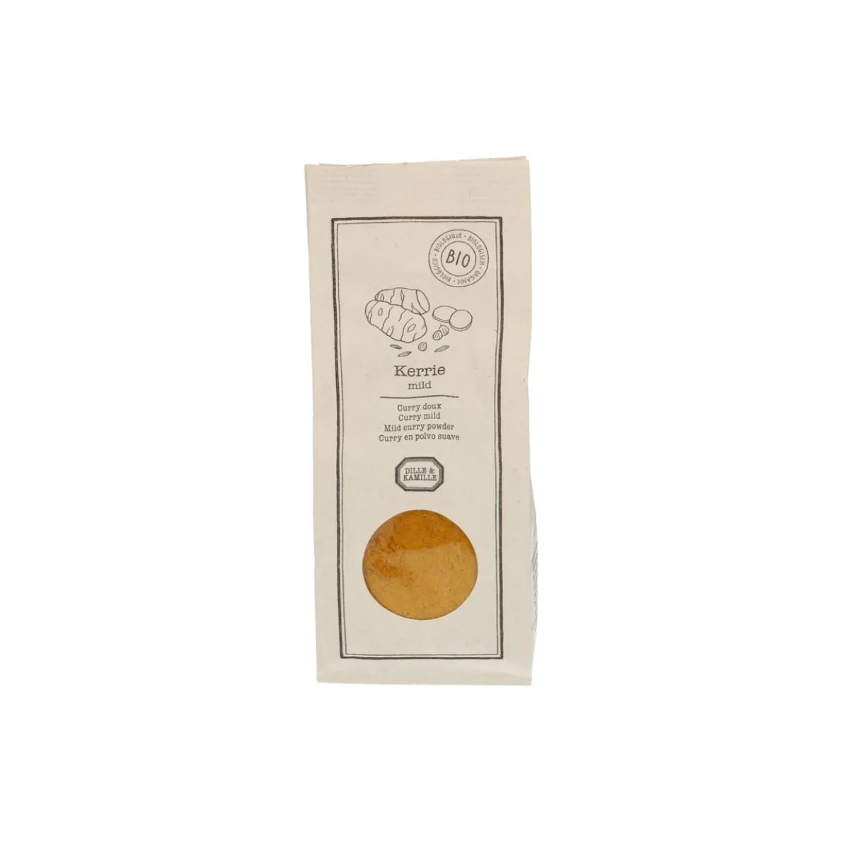 Kerriepoeder mild, biologisch, 50 g