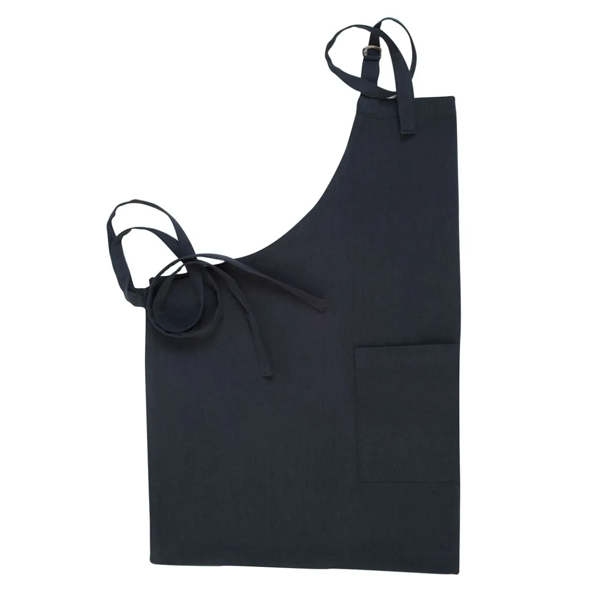 Keukenschort, bio-katoen, nachtblauw gemêleerd