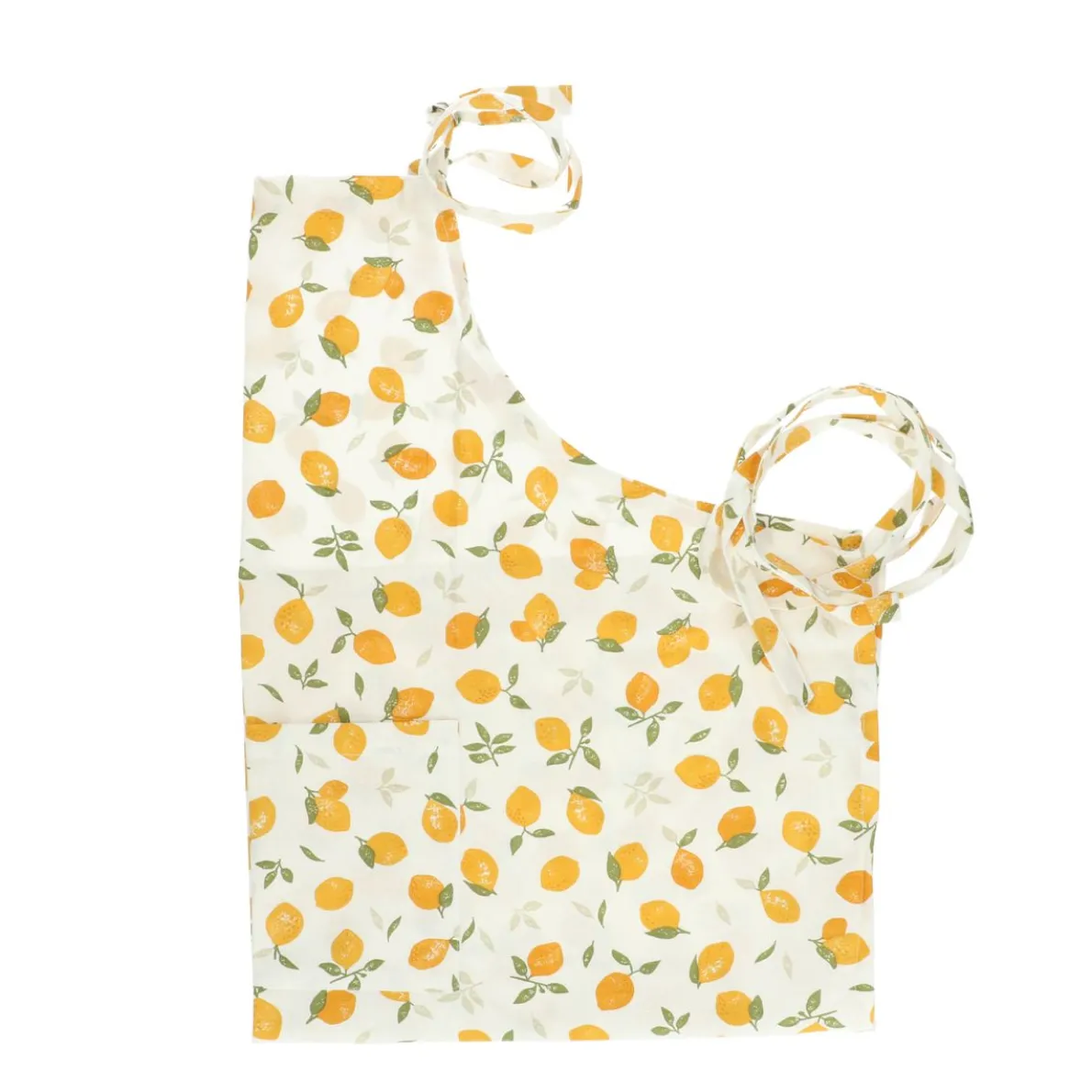 Keukenschort, bio-katoen, citroenen
