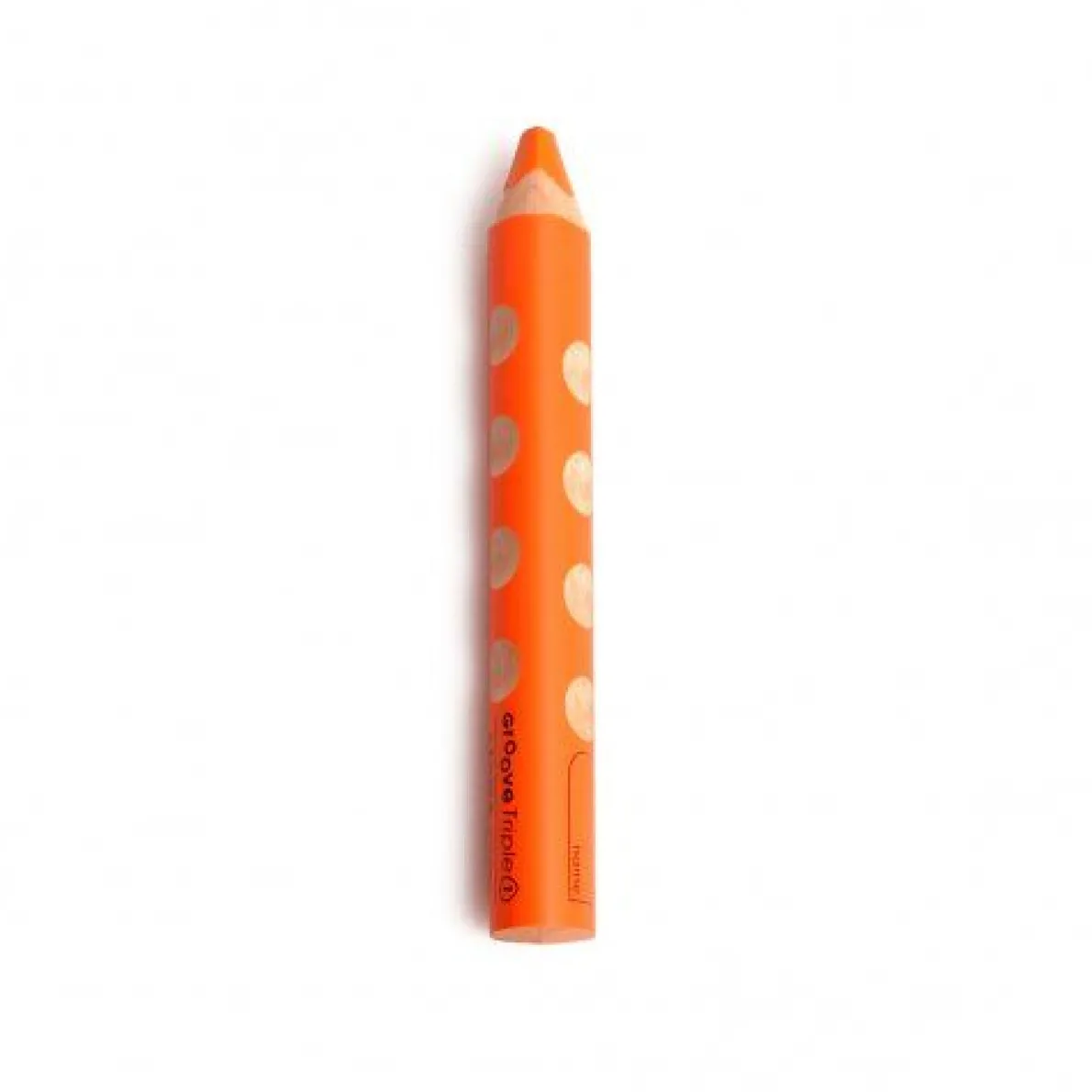 Kleurpotlood 3 in 1, ergonomische grip, oranje
