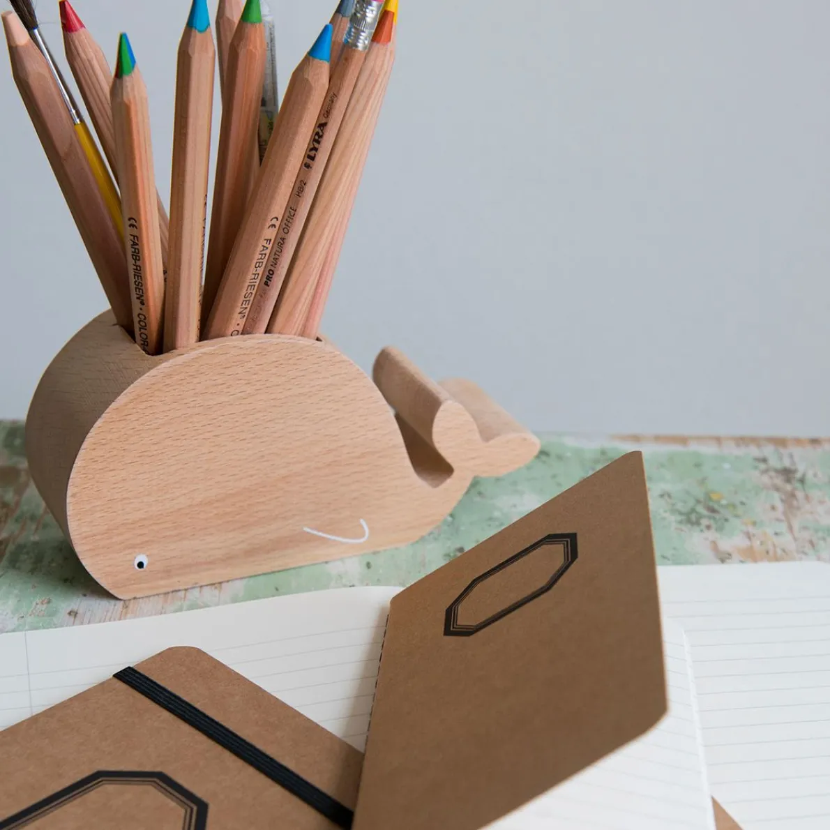 Kleurpotlood, lichtblauw