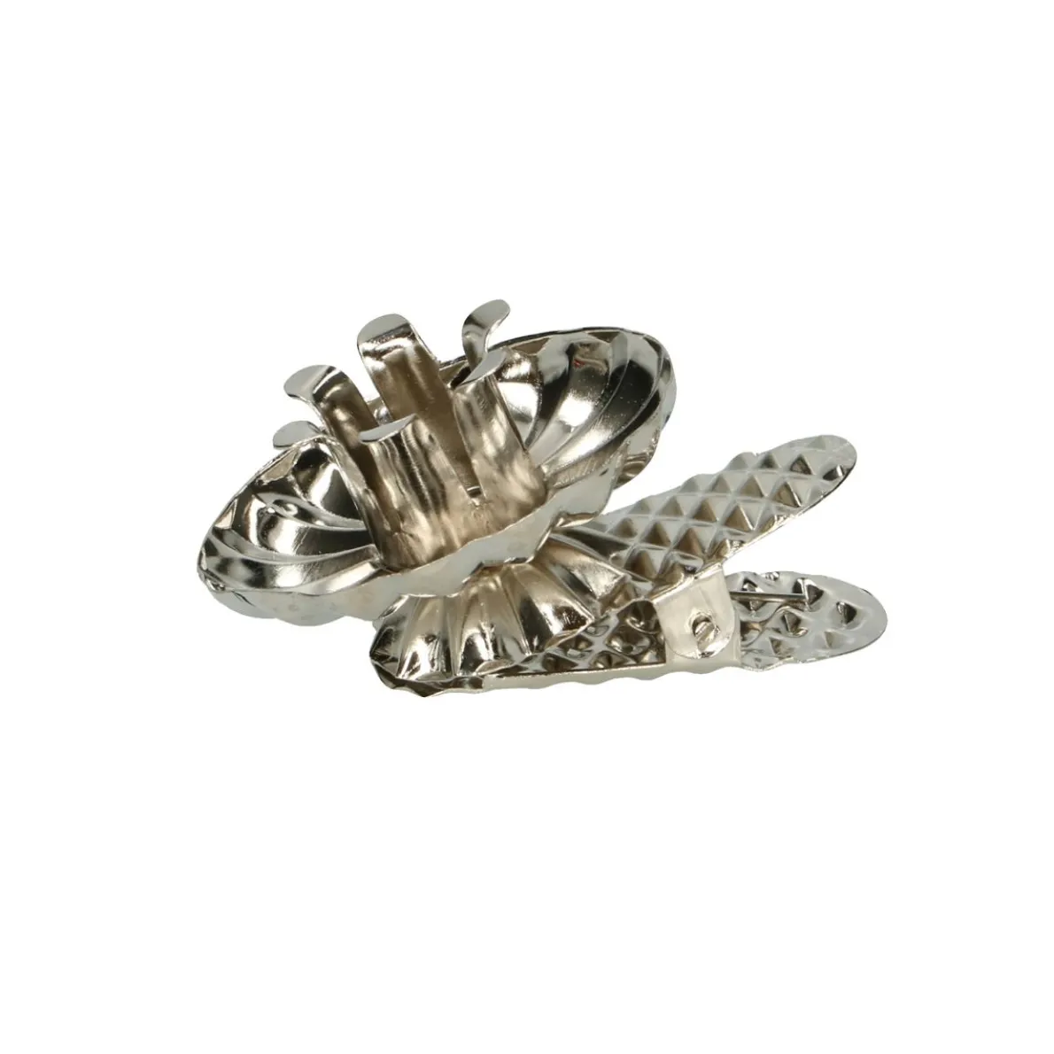 Knijper voor kerstboomkaarsjes, zilver