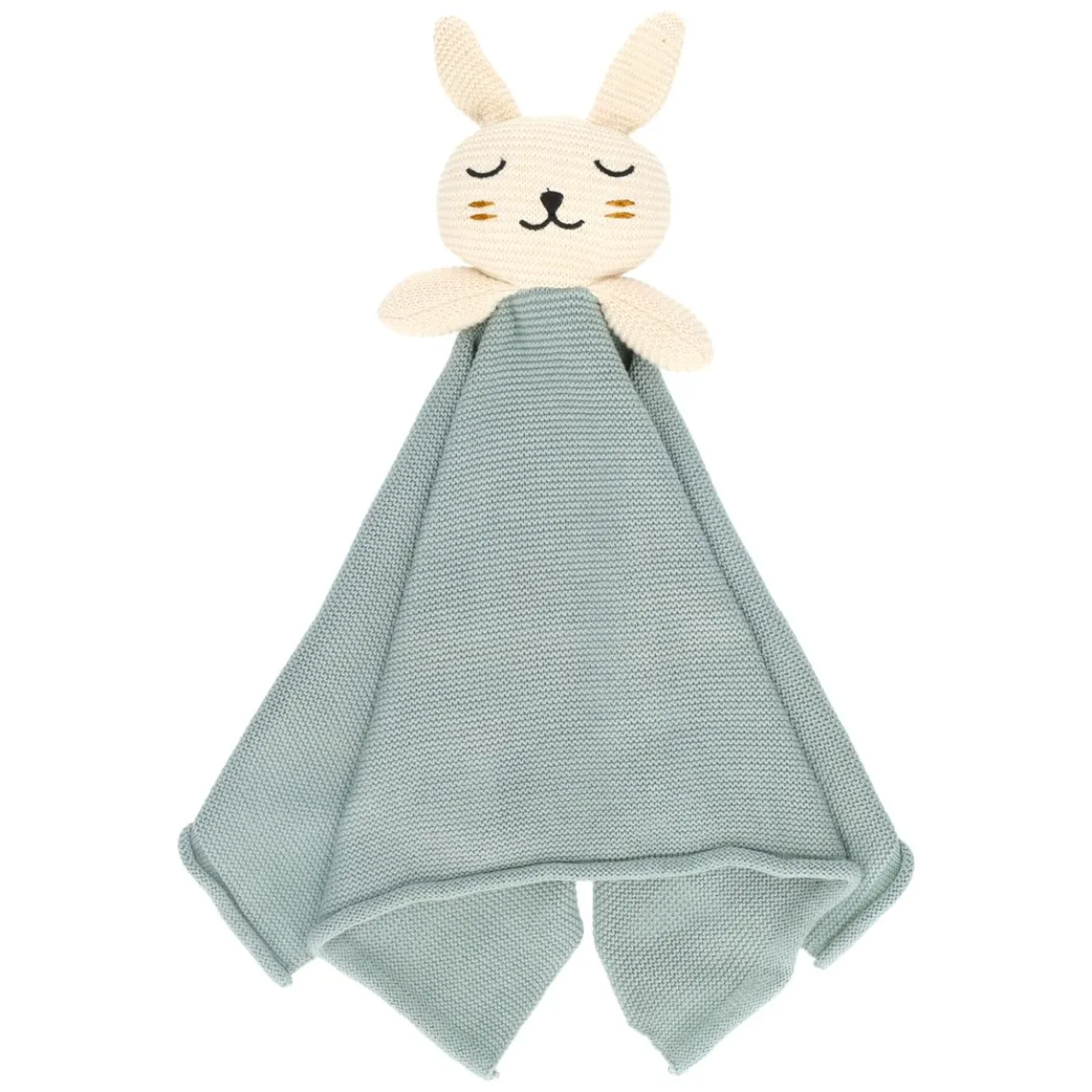 Knuffeldoek, GOTS katoen, gebreid, konijn