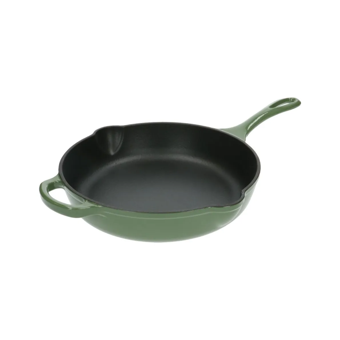 Koekenpan, gietijzer, groen