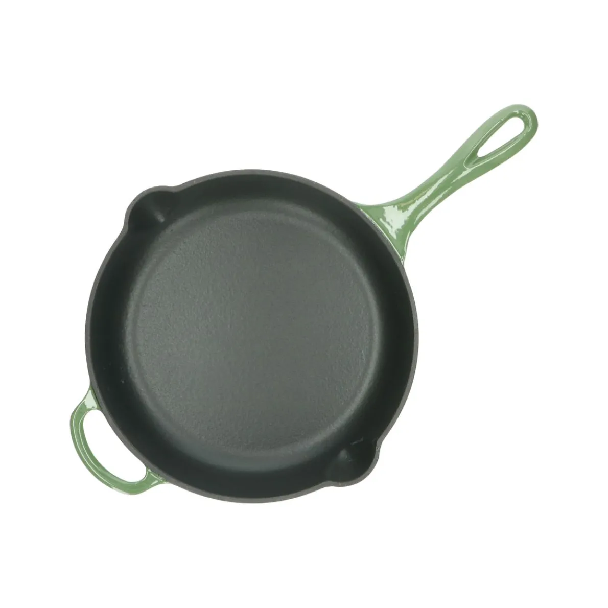 Koekenpan, gietijzer, groen