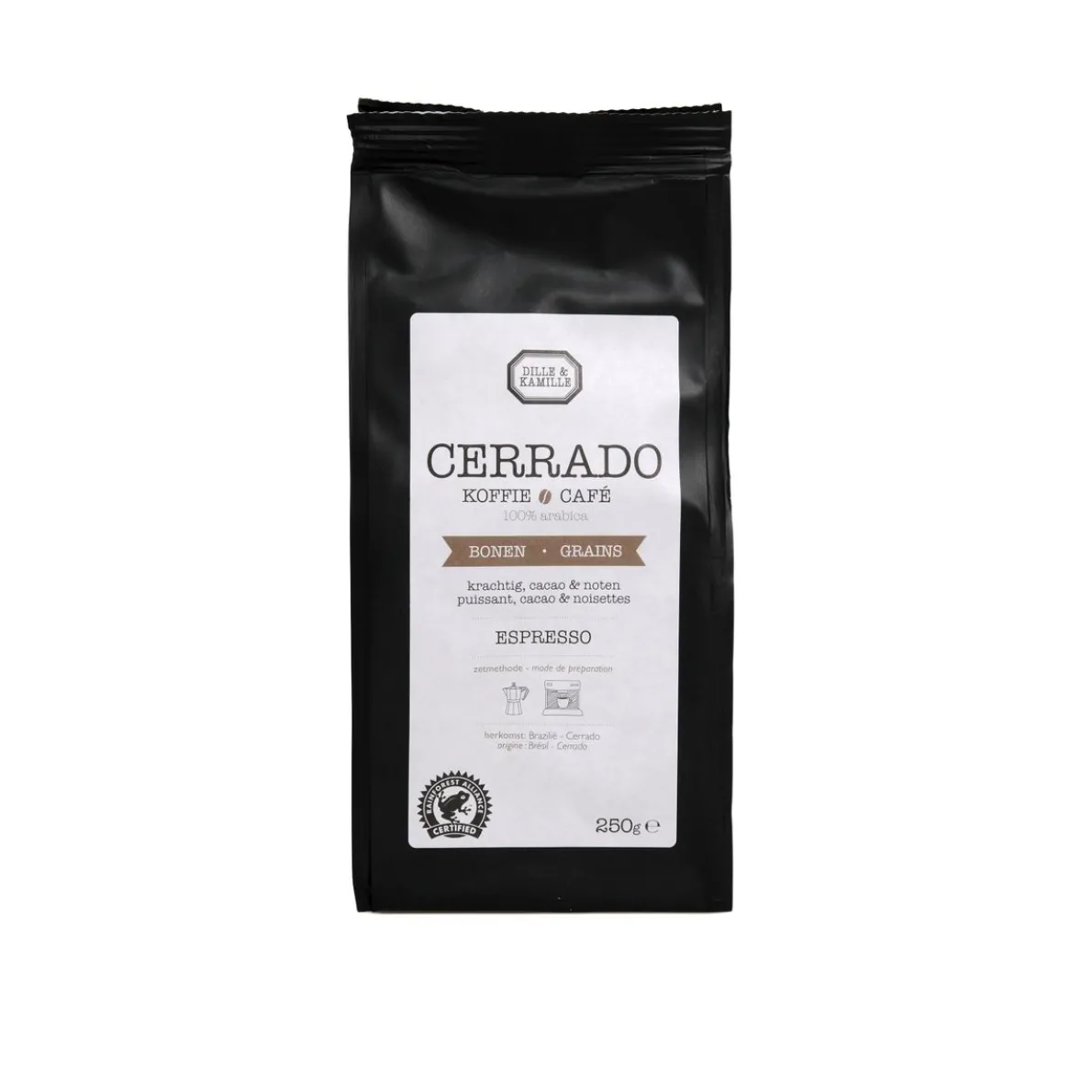 Koffiebonen Cerrado, espresso, 250 gram