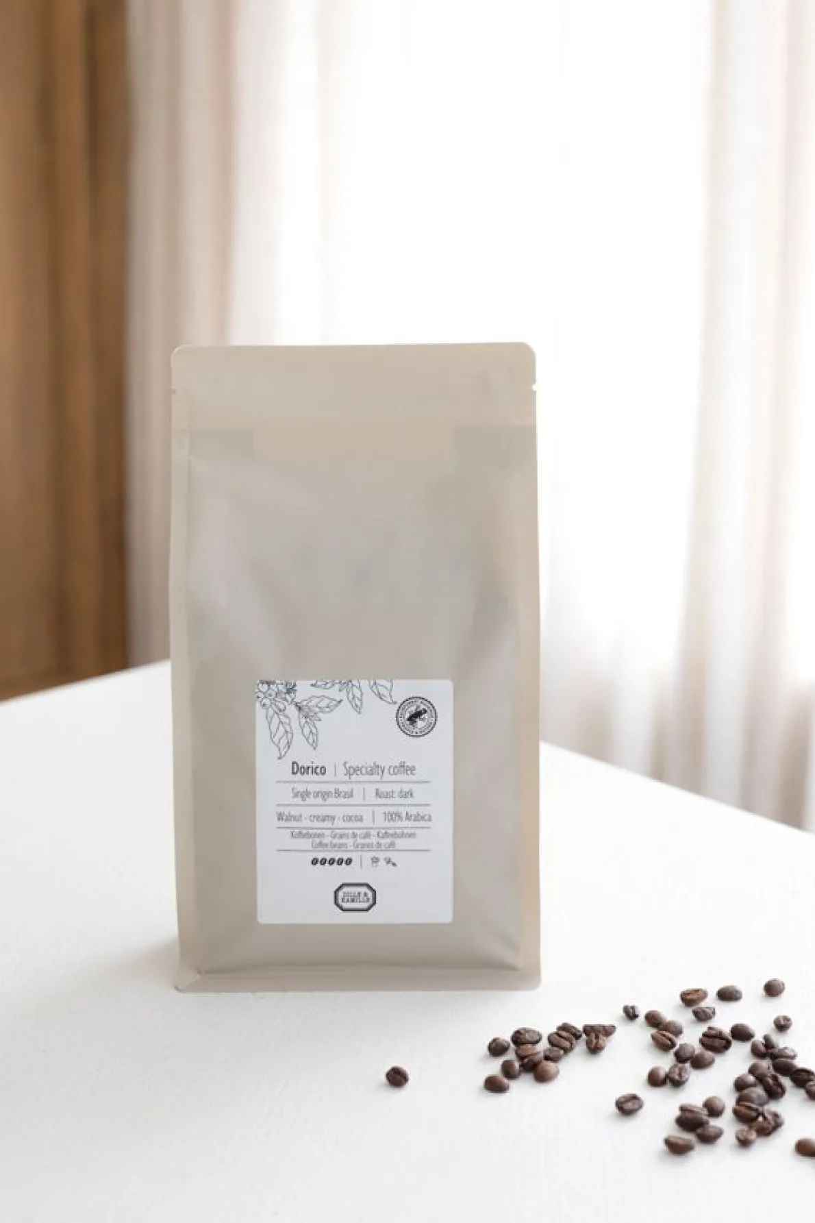 Koffiebonen, Dorico Brasil, 500 gram