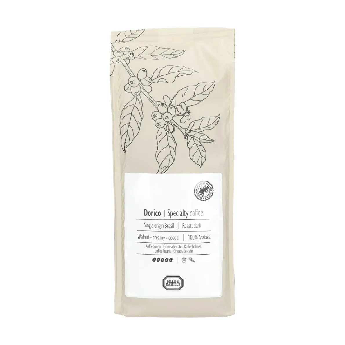 Koffiebonen, Dorico Brazilië, 250 gram