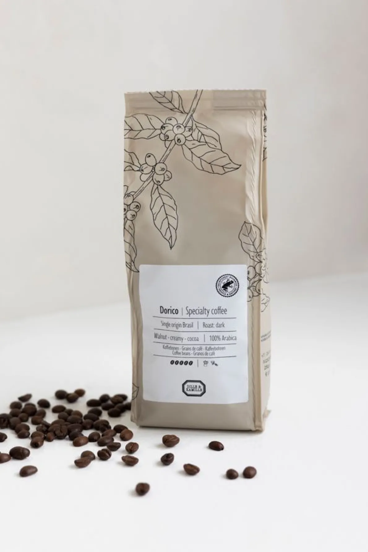 Koffiebonen, Dorico Brazilië, 250 gram