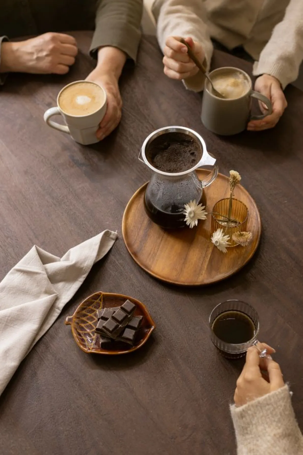 Koffiekan + filter, 600 ml, glas en rvs