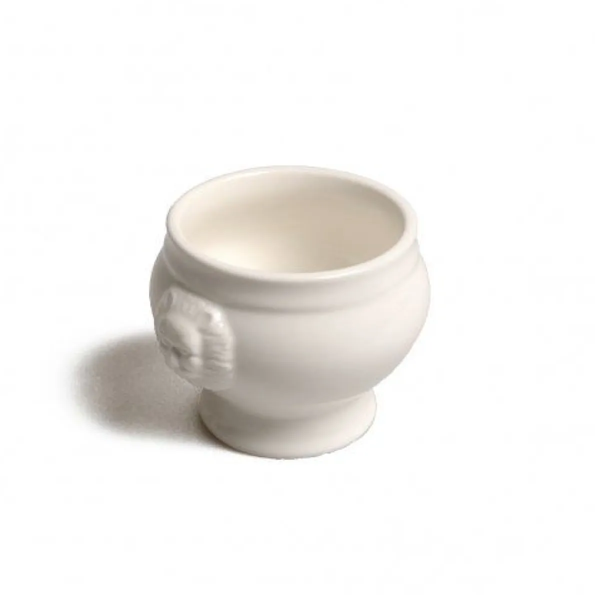 Kom leeuwenkop, porselein, Ø 8,5 cm