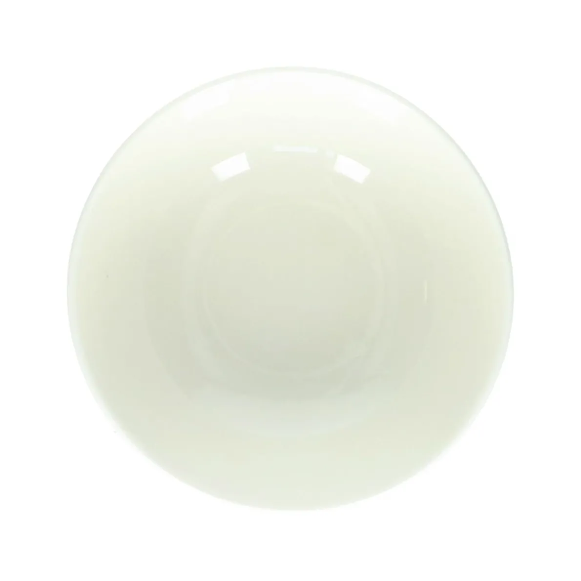 Kom met blauwe streep, organisch, porselein, Ø 12 cm