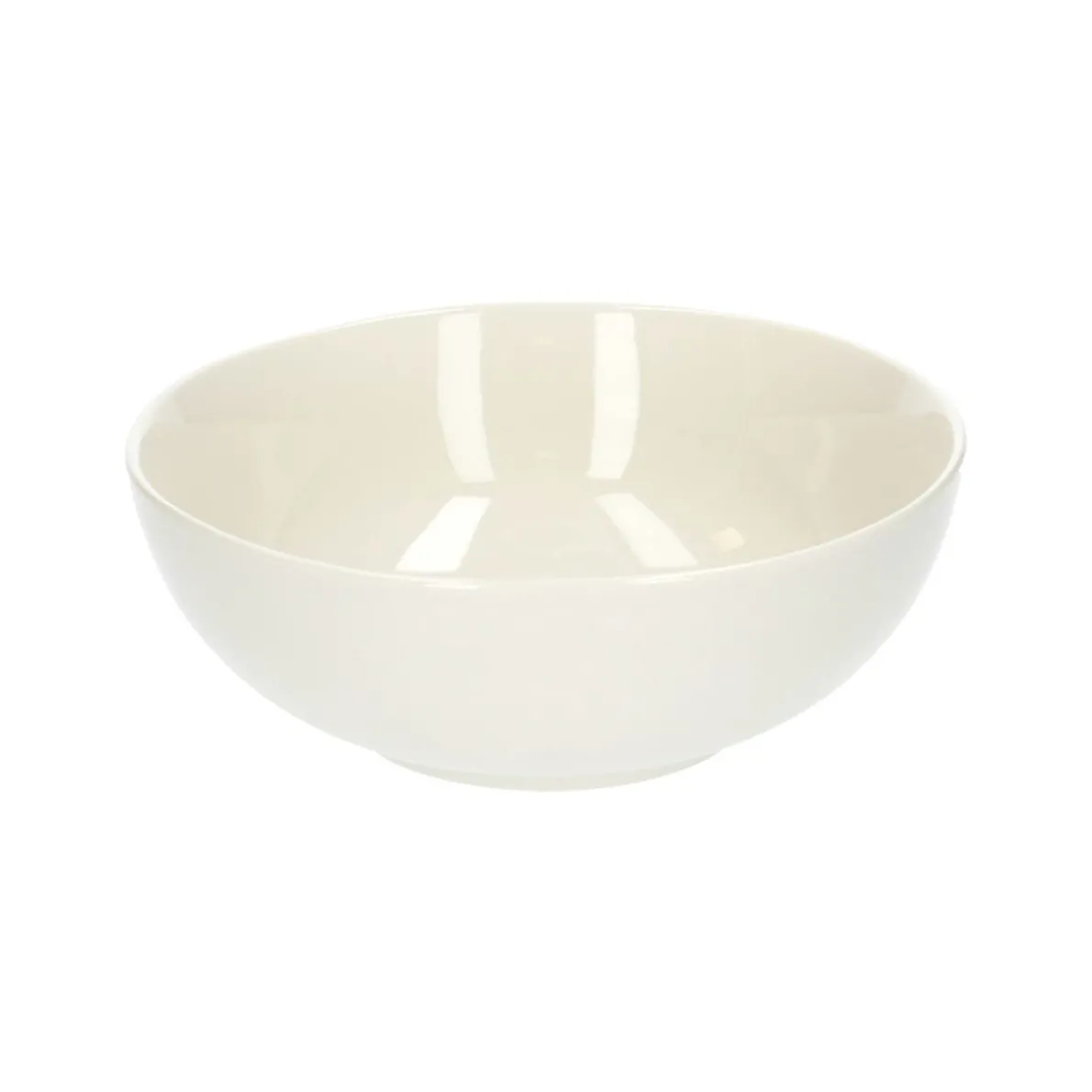 Kom, organisch, porselein, wit, Ø 17 cm