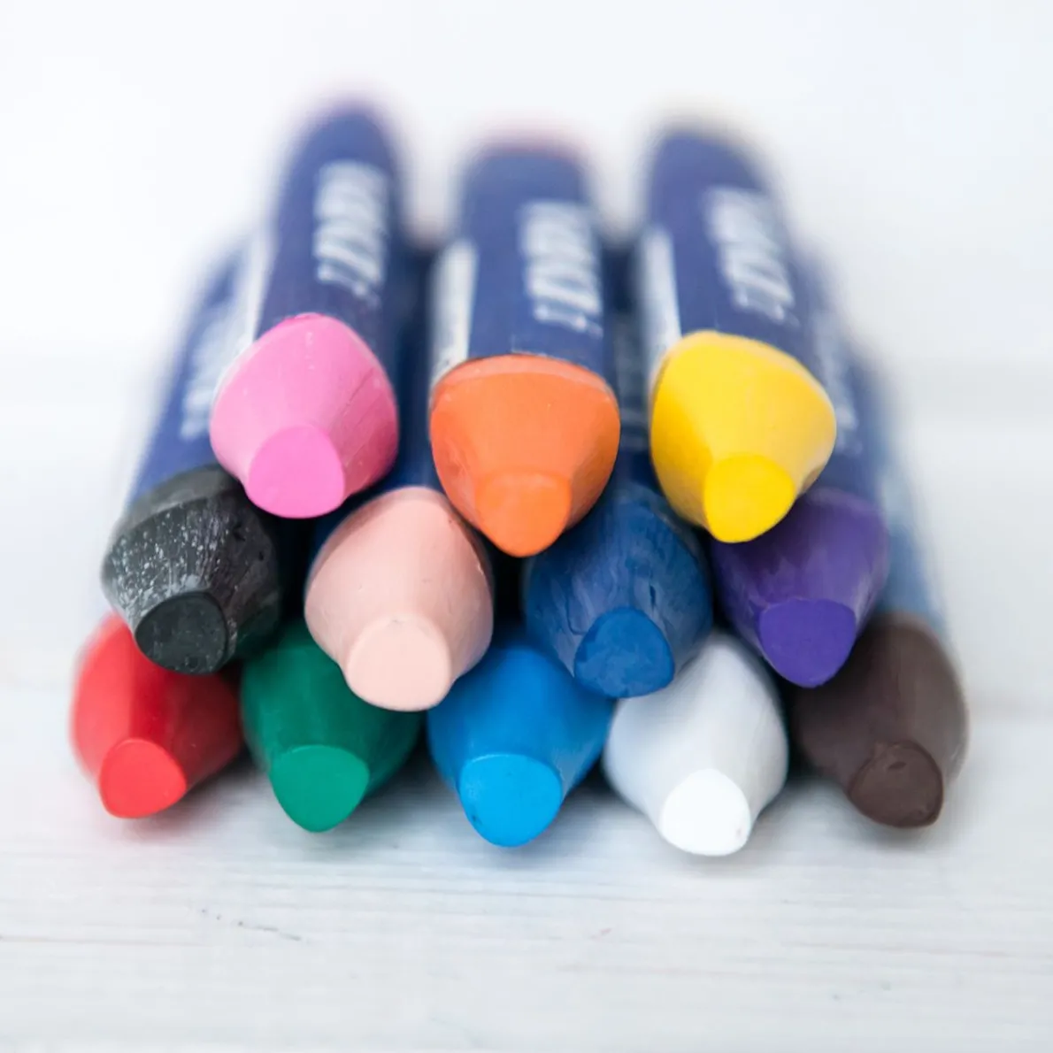 Krijtjes van bijenwas, 6 stuks